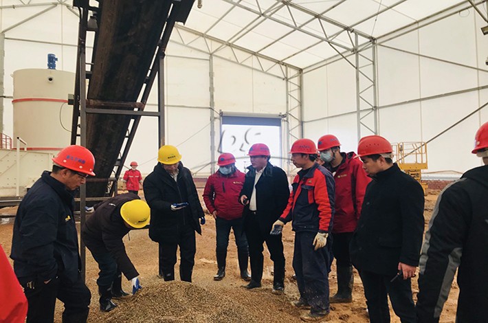 土壤淋洗设备修复现场