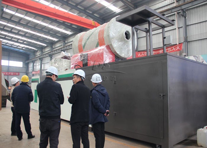 客户来访土壤修复设备成产车间