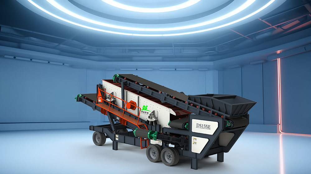 AG贵宾会集团简易万能移动筛分站