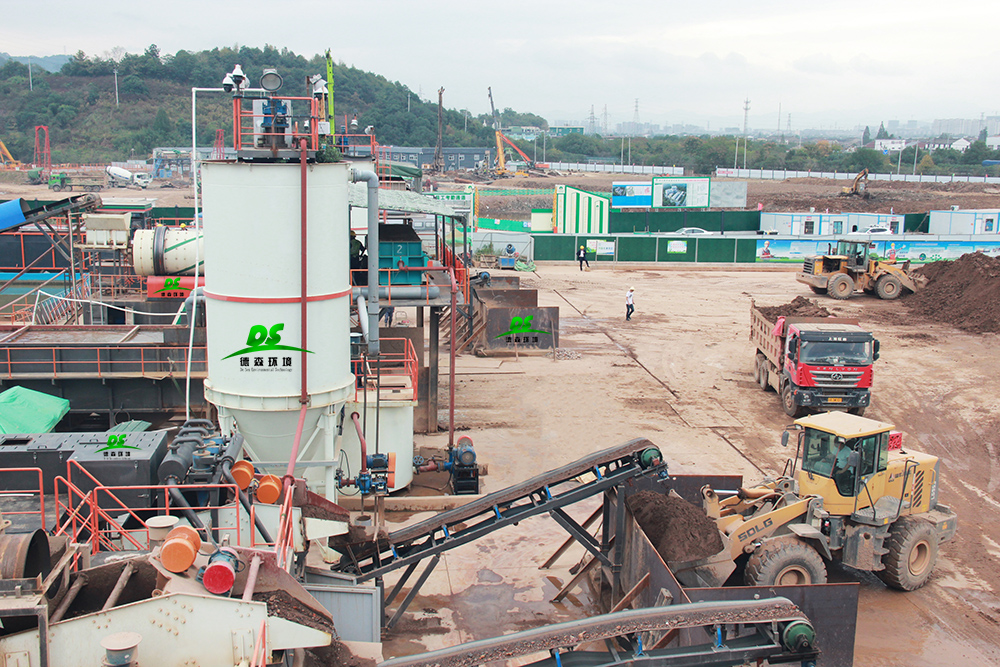 AG贵宾会集团石油污染土壤治理现场