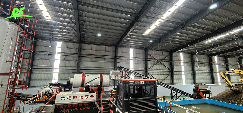 AG贵宾会集团通沟污泥治理现场